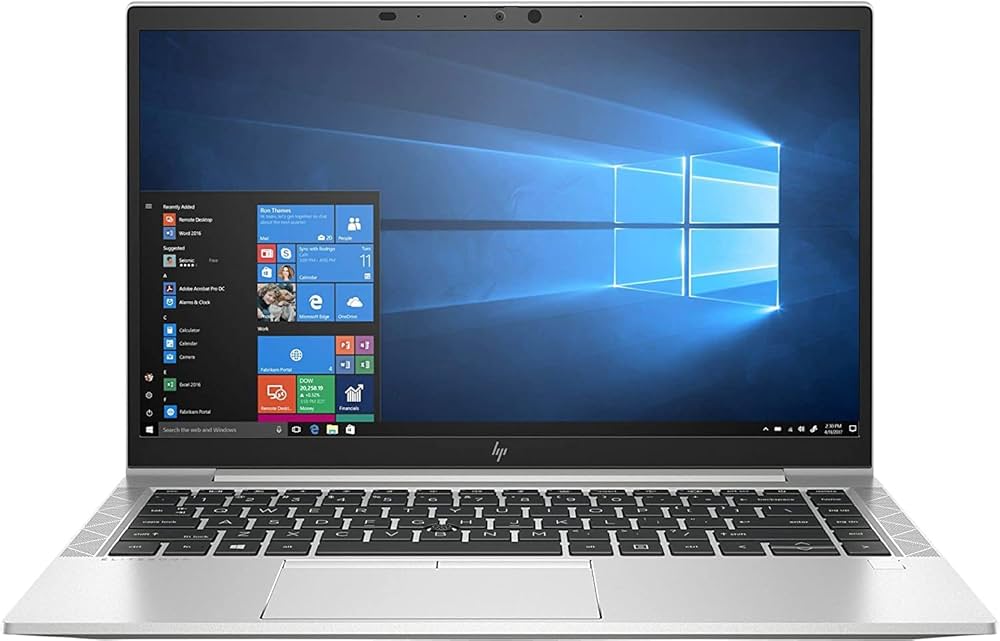 HP EliteBook 845 G7 Ryzen 5 PRO 4650U 16GB 256GB SSD Silver – 14″ FHD