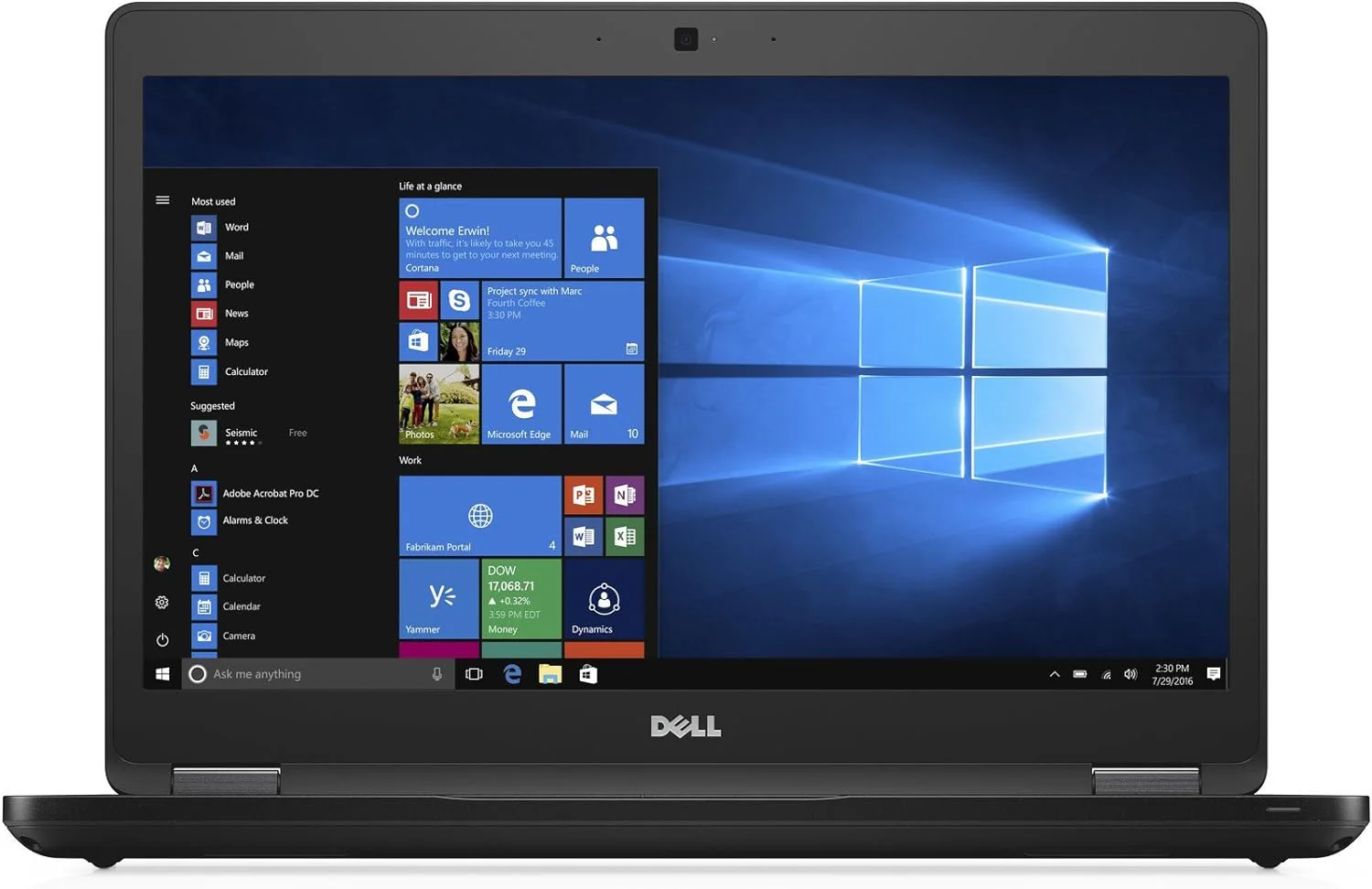 Dell Latitude 5480 Core i5 6th Gen 8GB 256GB SSD Black – 14″ FHD